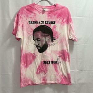 Drake & 21 Savage 2023 Tour Graphic T-Shirt